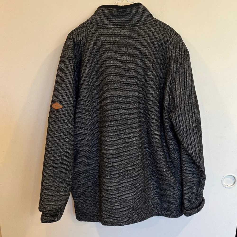 Orvis Men's Charcoal Zip-Up Sweater